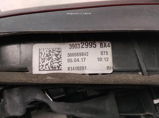 Piloto tras der interior opel astra k b16 20125349