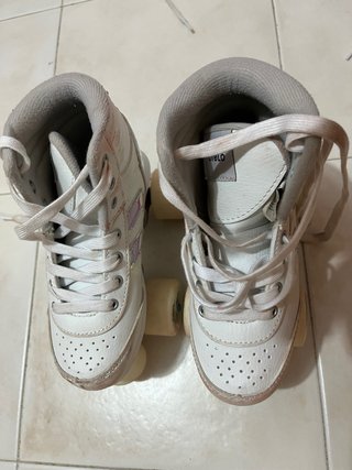 Patines blancos para niña talla 33
