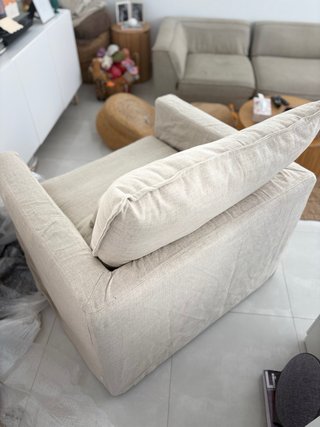 Sillón Nora Decowood Beige NUEVO!!!