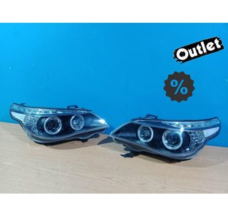 FE FAROS BMW E60 E61 03-07 LED OJOS ANGEL NEGROS R011333C5