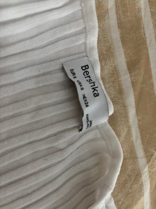 Blanco Jersey de punto blanco