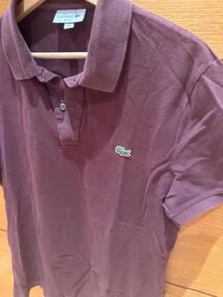 Polo Lacoste Hombre burdeos