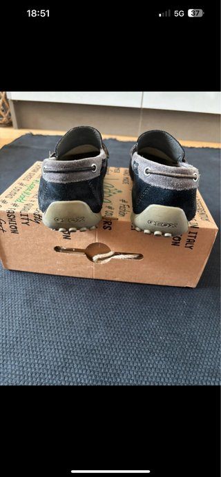 Mocasines Geox Hombre Negro/Marrón