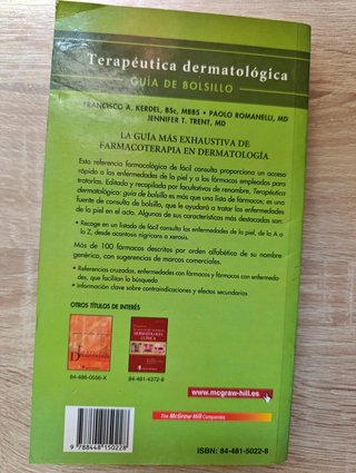 Terapéutica dermatológica guía de bolsillo