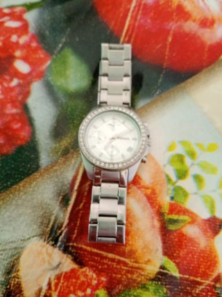 Orologio Fossil donna argento e bianco