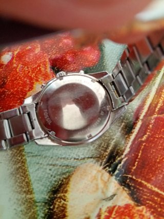 Orologio Fossil donna argento e bianco