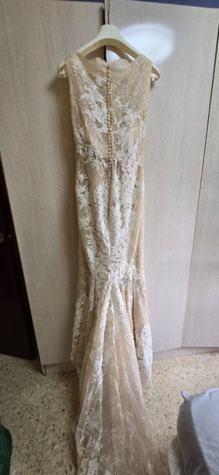 Traje de Novia Pronovias Talla 42 Beige