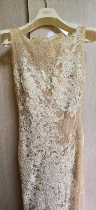 Traje de Novia Pronovias Talla 42 Beige