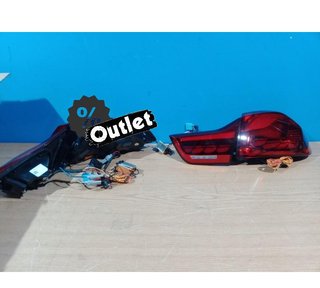 FE PILOTOS FULL LED BMW F32 F33 F36 LIGHT BAR OLED FONDO ROJ