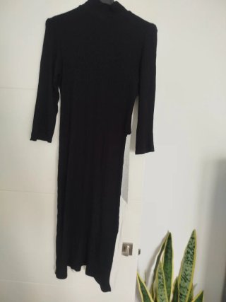Vestido Atmosphere Talla 38 Negro/Gris