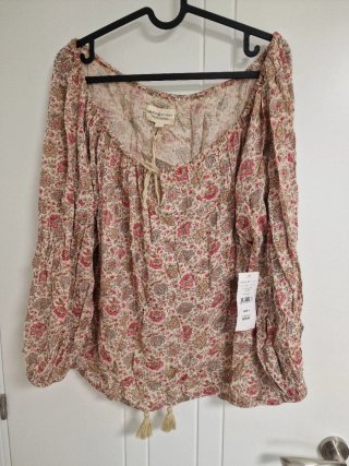 Blusa Ralph Lauren floral Talla L