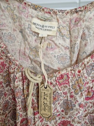 Blusa Ralph Lauren floral Talla L