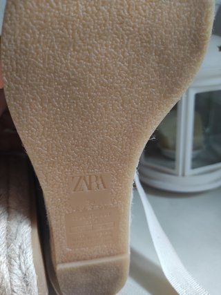 Zara beige cinture esparto