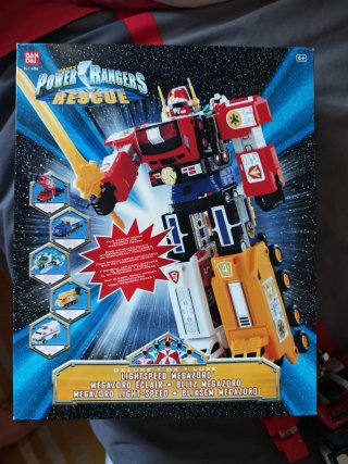 Power Rangers Lightspeed Megazord Bandai 1999