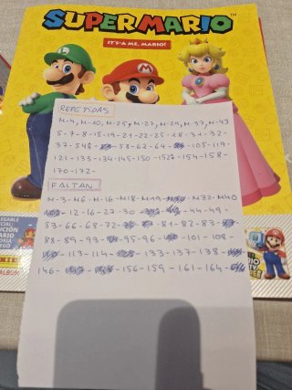 Cromos Super Mario Panini