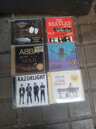 Lote CDs: Michael Jackson, Beatles, ABBA, Nirvana