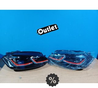 FE FAROS VOLKSWAGEN VW GOLF 7.5 17-19 FULL LED DINAMICOS LOO