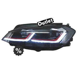 FE FAROS VOLKSWAGEN VW GOLF 7.5 17-19 FULL LED DINAMICOS LOO