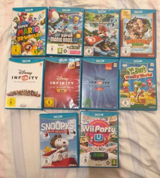 Lote 10 giochi Wii U