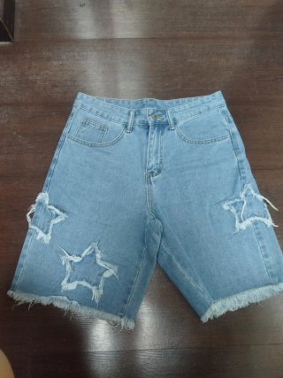 Shorts vaqueros SHEIN con estrellas