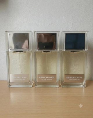 3 perfumes Armand Basi Silver Nature