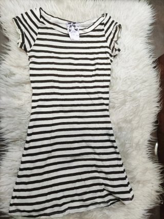 Camiseta de rayas con brillo