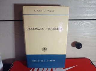 DICCIONARIO TEOLÓGICO . BIBLIOTECA HERDER 1970