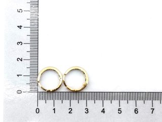 E1812891-34 Argollas Oro 18k Con Circonita