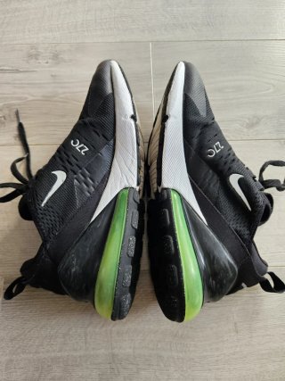 Zapatillas Nike Air Max 270 Negras y Verdes Niño