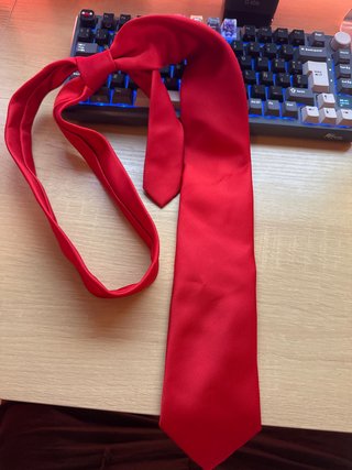 Corbata roja