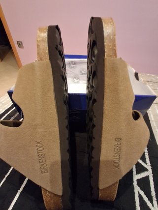 Sandalias Birkenstock Beige/Marrón Talla 39