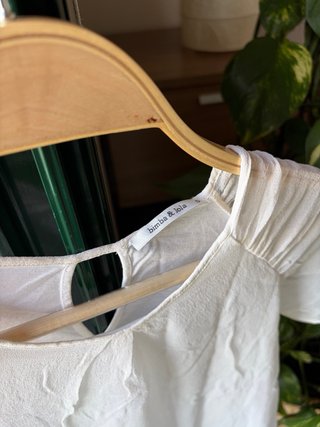 Camiseta blanca manga corta