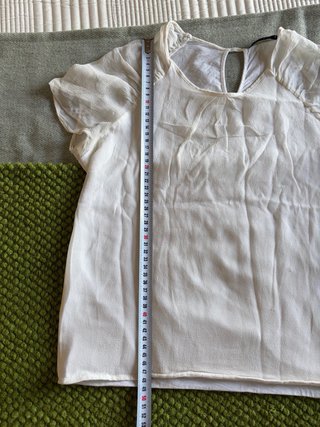Camiseta blanca manga corta