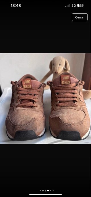 Zapatillas New Balance 420 Beige/Marrón