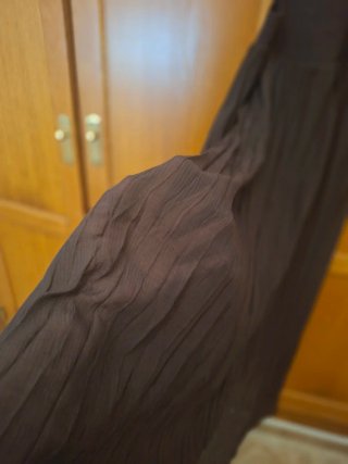Vestido Zara Cut Out Marrón Talla M