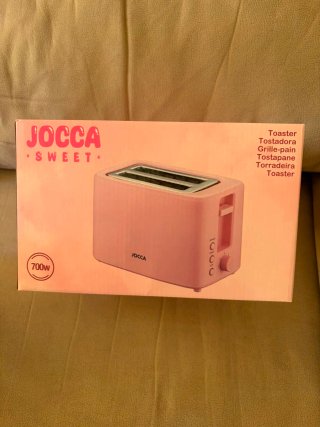 Tostadora Jocca Sweet Rosa 700W sin usar en caja