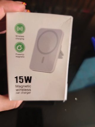 Cargador Inalámbrico Magnético Coche 15W