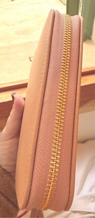 Cartera A7 Anillas Cash Stuffing oro rosa