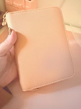 Cartera A7 Anillas Cash Stuffing oro rosa