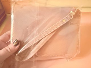 Cartera A7 Anillas Cash Stuffing oro rosa