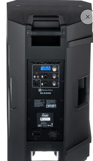 Altavoz EV ELX200-15P Negro