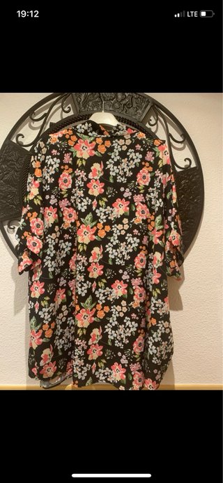 Kimono estampado floral talla única