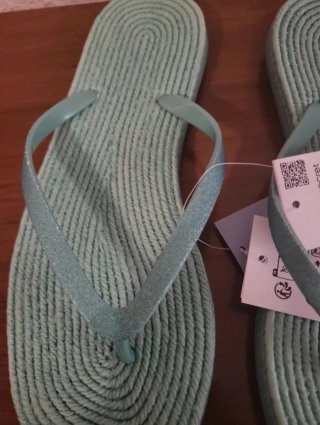 Chanclas pala Women'secret color verde agua