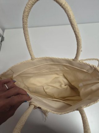 Bolso de rafia de verano