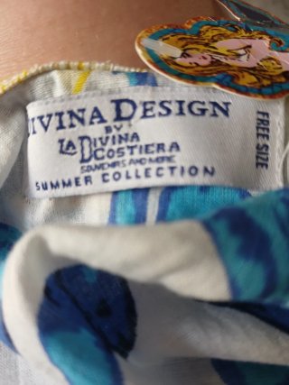 Vestido Verano Estampado Italiano Talla Única