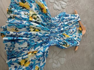 Vestido Verano Estampado Italiano Talla Única