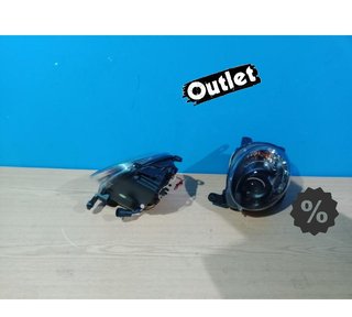 FE FAROS PARA FIAT 500 07-15 LUZ DIURNA TFL FONDO NEGRO R148
