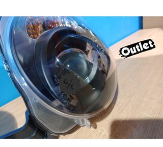 FE FAROS PARA FIAT 500 07-15 LUZ DIURNA TFL FONDO NEGRO R148
