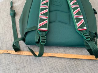 Mochila Invicta Vintage 90s POKER verde como nueva