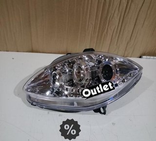 FE FAROS SEAT LEON ALTEA TOLEDO 04-09 FONDO CROMO LUZ DIURNA